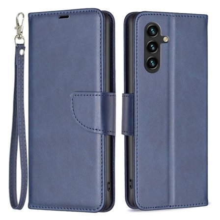 Samsung Galaxy A35 5G Fodral Shark Läder Blå