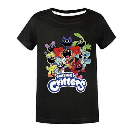 Smiling Critters Lasten T-paita Sarjakuva Catnap Hoppy Hopscotch Fanit Pojat Tytöt Rento Lyhythihainen Tee-paita