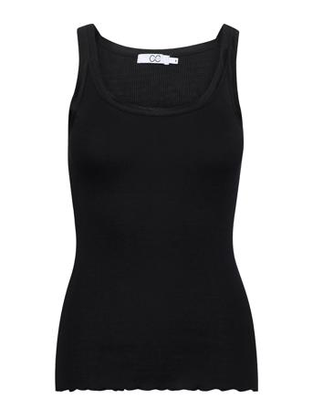 Cc Heart Silk Camisole Coster Copenhagen Black