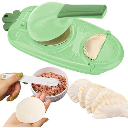 2 i 1 Tortilla Presse Maker, Manuel Form Maker til Dumplings, ZQKLA