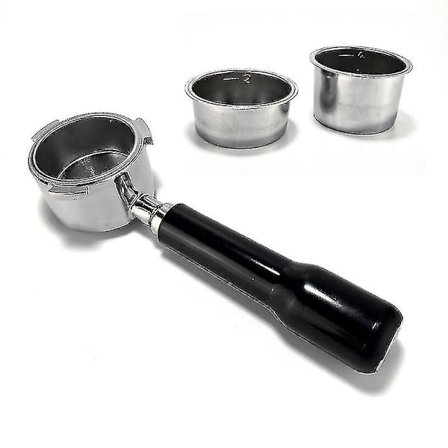 Portafilter 51mm Delonghi EC685:lle, 2 tyyppistä kahvijauhekupia