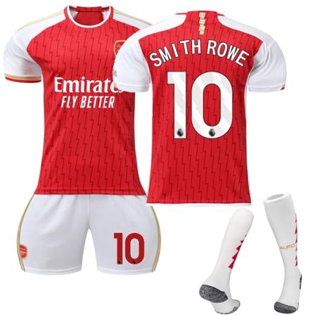 2023-2024 Arsenal Home Kids Football Shirt Kit nro 10 SMITH ROWE- Perfet nr 10 SMITH ROWE 10-11 Years