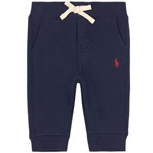 Kids - Ralph Lauren Navy Logo Sweatpants 6 Months - Bottoms - 6 months - Navy