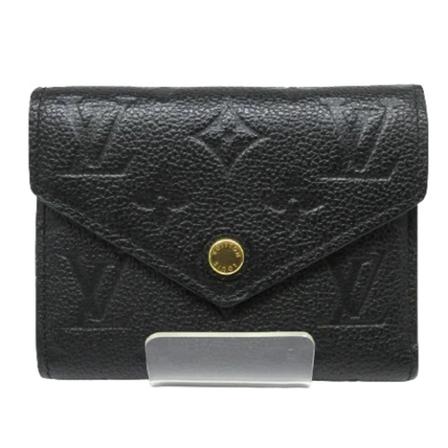 Louis Vuitton Vintage, Pre-owned Leather wallets Zwart, Dames, Maat:ONE Size