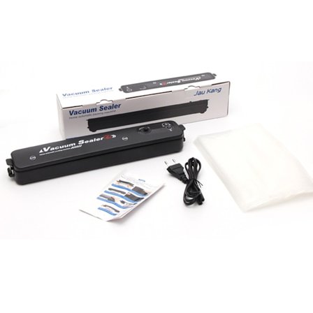 Bærbar automatisk madvakuumforsegler med 10 vakuumposer EU-stik til hjemmekøkken