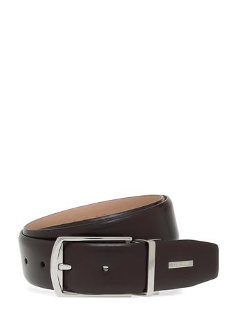 Adj Domed 35Mm Accessories Belts Classic Belts Brun Calvin Klein