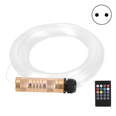 10W RGBW Fiberoptisk Lys med Fjernbetjening Bil Loft KTV Bar Dekoration 0,75mm x 2mEU 100-240V