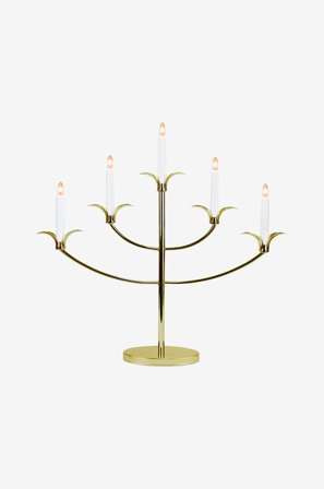 Jotex - Lysestake Gullfarget - Kjøp Adventsstaker hos Jotex