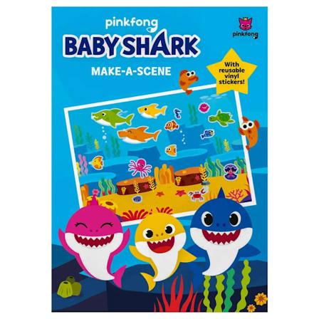 Baby Shark Gör En Scen Aktivitetsbok En Storlek Blå Blue One Size