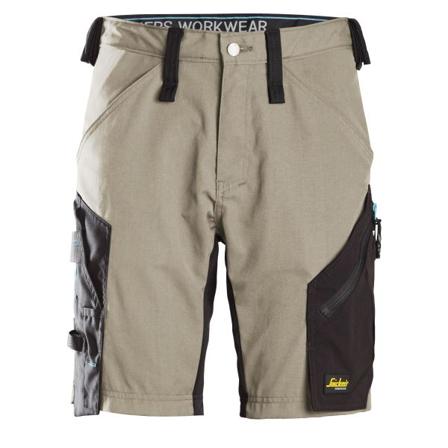 Snickers Workwear 6112 LiteWork Shorts Khaki/Sort Kaki/sort, Tøj