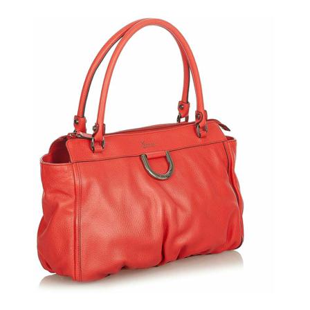 Gucci Vintage, Pre-owned Shoulder Bag Rood, Dames, Maat:ONE Size,leather