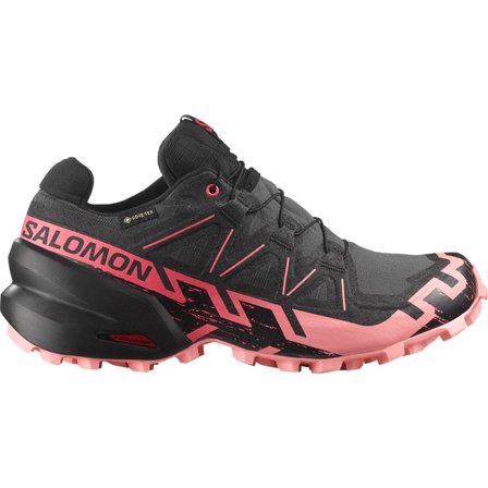 Salomon - Trailrunning-Schuhe Damen Speedcross 6 Gore-tex - Nine Iron / Black / Flamingo Pink - 42
