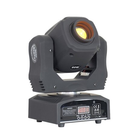 Mini Spot 60W LED liikkuva pää valo Gobos lava efekti DMX512 juhla valot