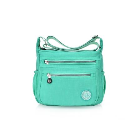 Kvinder Dame Håndtaske Skulder Crossbody Taske Nylon Vandtæt Light green