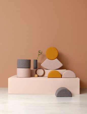 By KlipKlap Kk Half Circle - Soft Rose - Pink - ONE SIZE