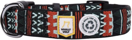 Woolly Wolf Collar koiran kaulapanta, 18 - 25 cm, Woodland