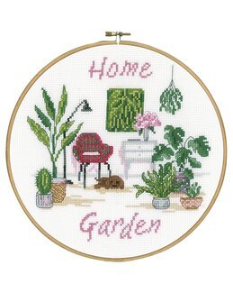 Stickpackung Bild Garten