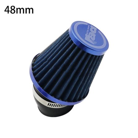 Motorsykkel Luftfilter Hals Luftfilter 48MMBLÅ BLÅ