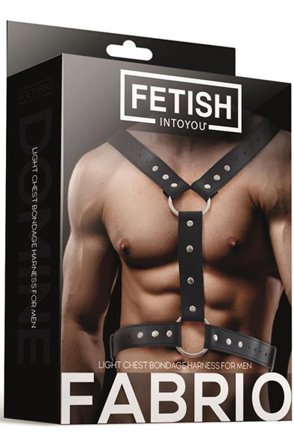 Fetish Fabrio Light Chest Bondage Harness - Woome.pl
