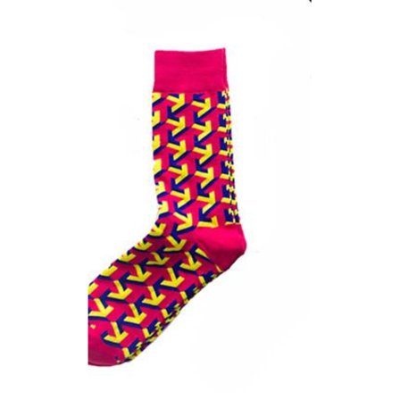 Happy Cool Socks Trendiga Färgglada mönstrade strumpor sockar 37-40