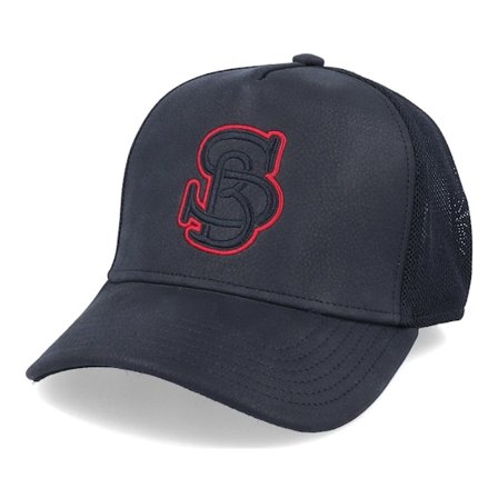 Strøm & Borg - Kalmar Black Trucker Trucker Black Cap - @ Hatstore