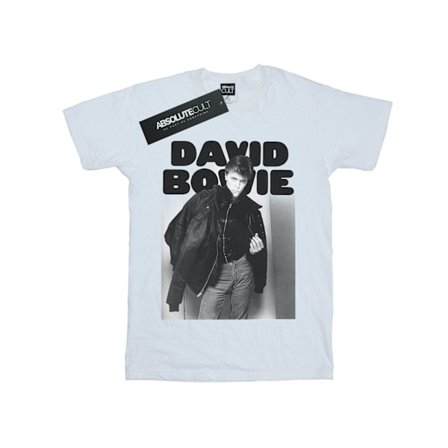 David Bowie Damjacka Foto Bomull Boyfriend T-shirt
