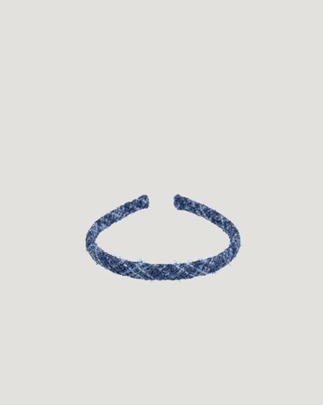 Dark Department Tweed Hair Band Thin Blauw Accessoarer Meisjes - Kids Brand Store