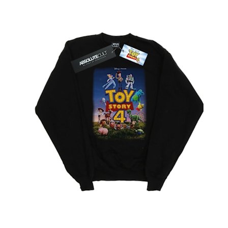 Disney Toy Story 4 Poster Art Sweatshirt för män, 3XL, svart