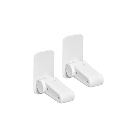 2 stk. dørhåndtag med spærre Børnesikkerhed, lås til børnesikring af dør med selvklæbende skrue og vindue til alle små hunde