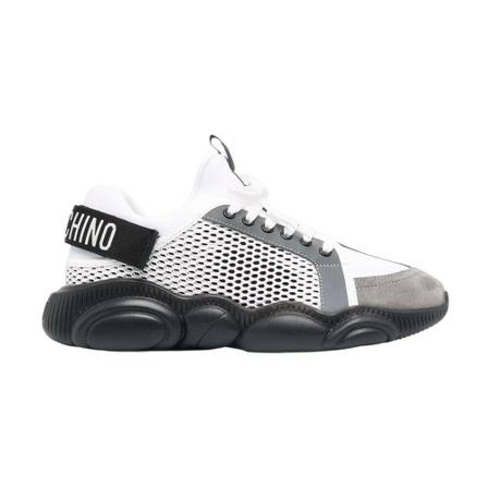 Moschino - Sneakers - Vit - Herr - Storlek: 44 Eu, Herr, Storlek: 44 EU