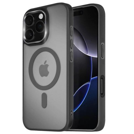 iPhone 16 Pro Matt Svart Magsafe Skal