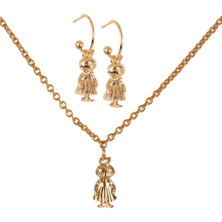 pfgSTOCKHOLM Little My Set Halsband Dam Guld ONESIZE