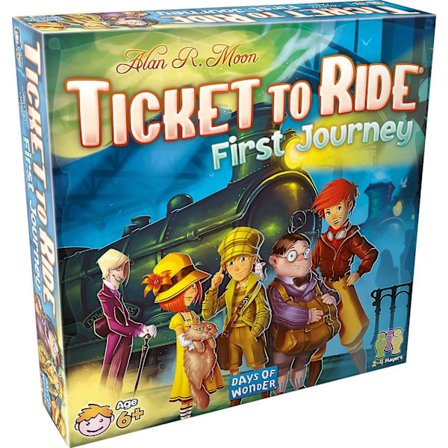 Ticket to Ride First Journey Brettspill | Strategispill | Tog