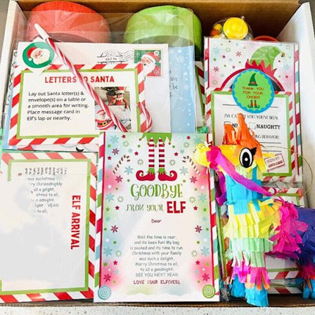 2022 Elf Kit 24 Days Of Christmas Elf Countdown Kids Gift