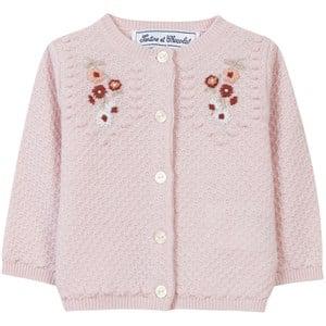 Tartine et Chocolat Embroidered Cardigan Light Pink 3 Years - Jumpers and knitwear - 3 years - Pink