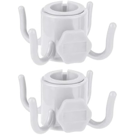 4-Grenet Paraplykrok, Justerbar Paraplykrok for Strand, Camping og Reise - Lett, Slitesterk, Ideell for Håndklær, Vesker, Solbriller