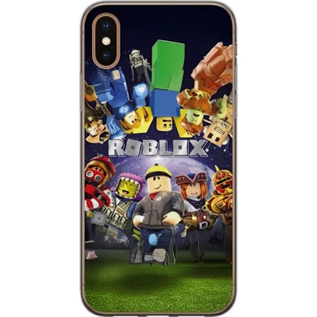 Kompatibelt Mobildeksel til Apple iPhone XS Max Roblox Verden - Spilleventyr for Barn og Ungdom