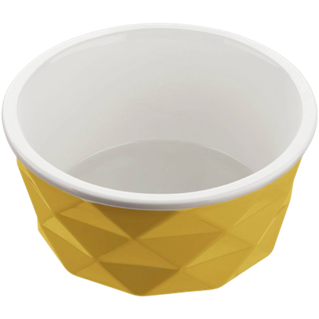 Hunter - Dog & Cat Feeding Bowl Eiby Ceramic Yellow 550 ml - Hund - Matplass & vannautomater for hund - Matskåler og vannskåler - ZOO.no