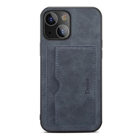 Iphone 13 - Hybrid Skal Kortfack Kickstand - Grå