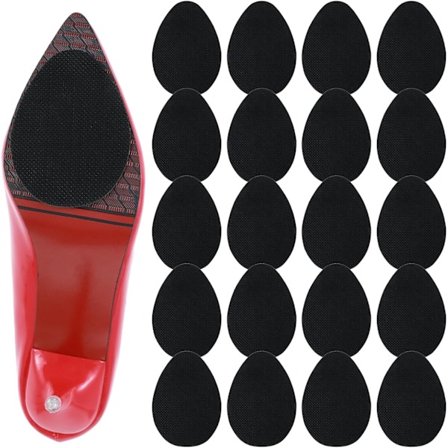 20 kpl liukuesteitä kenkiin, liimattavat pohjalliset kenkien pohjaan, Premium-kumiset liukuesteet kenkiin