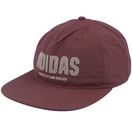 Adidas - Röd snapback Keps - M Puff Print Hat Aurora Ruby Strapback @ Hatstore
