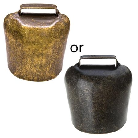 antikk stil metall ku bjeller, høylytte hest sau bjeller, storfe gårdsdyr bjeller