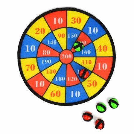 Piletavle med bolde - Robetoy