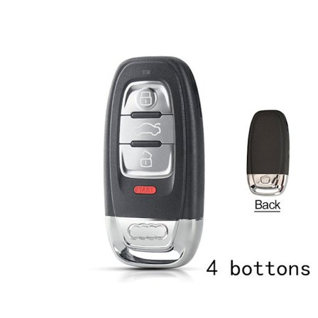 Nyckelskal från intelligent bilnyckel, skalbyte, Audi A4L, A3, A4, A5, Horizon, A8, Qufreshq5, Q7, 3/4 knappar