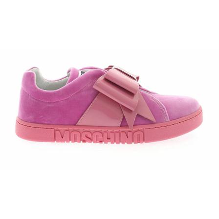 Moschino, Bow Sneakers Roze, Dames, Maat:37 EU