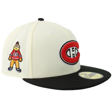 New Era - NHL Vit fitted Keps - "Hatstore Exclusive x Montreal Canadiens 59FIFTY Chrome/Black Fitted " @ Hatstore