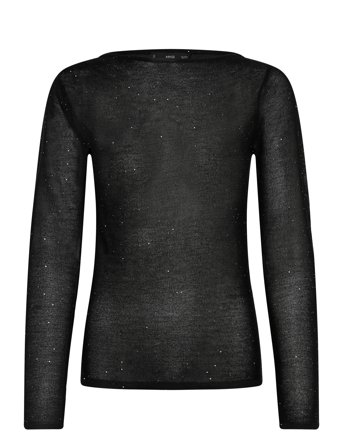 Mango | Shiny Boat-Neck Top | S