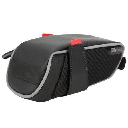 Bärbar PU cykelsadelväska Vattentät svansficka med stor kapacitet Cykelutrustning1