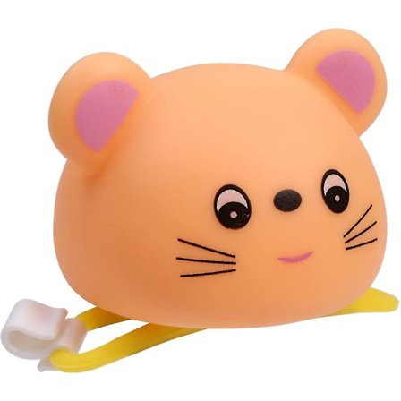 WABJTAMSqueeze Horns Børnecykelklokke Horn Tegneserie Dyr Tiger Horn Lys Op Til Småbørn Børn Piger Drenge Voksen Styr Dekoration Cykel Legetøj 