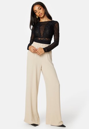 Pieces - Sicca LS Bodystocking - Black